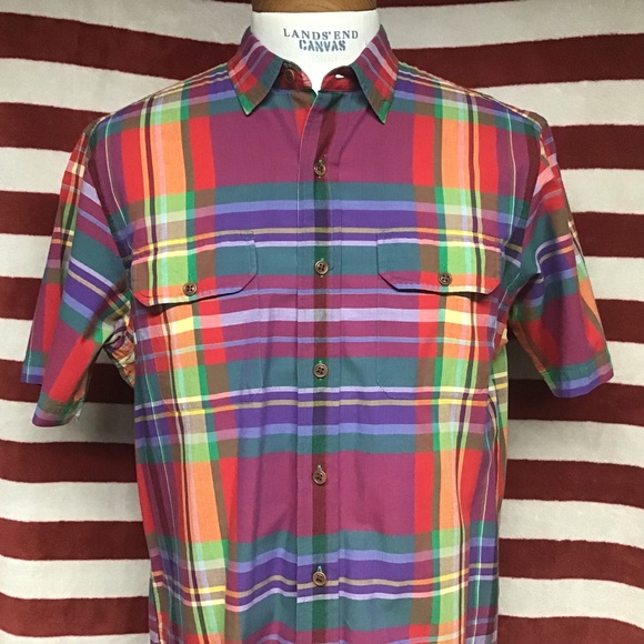 Polo Ralph Lauren Other - EUC POLO poplin plaid short sleeve shirt sz L